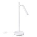 Lampe à poser Pastelo blanche G9, tige fine et tête orientable