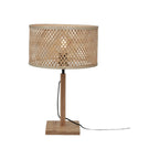 Lampe à poser pied droit Java naturel bambou naturel 32 cm E27