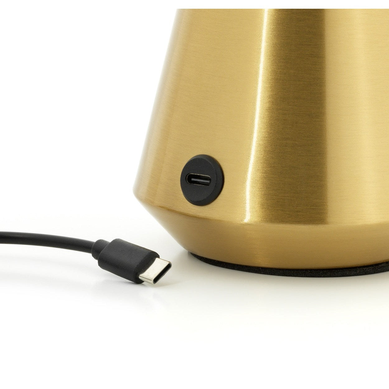 Lampe à poser sans fil Diamond Diva en métal facetté, vue 5