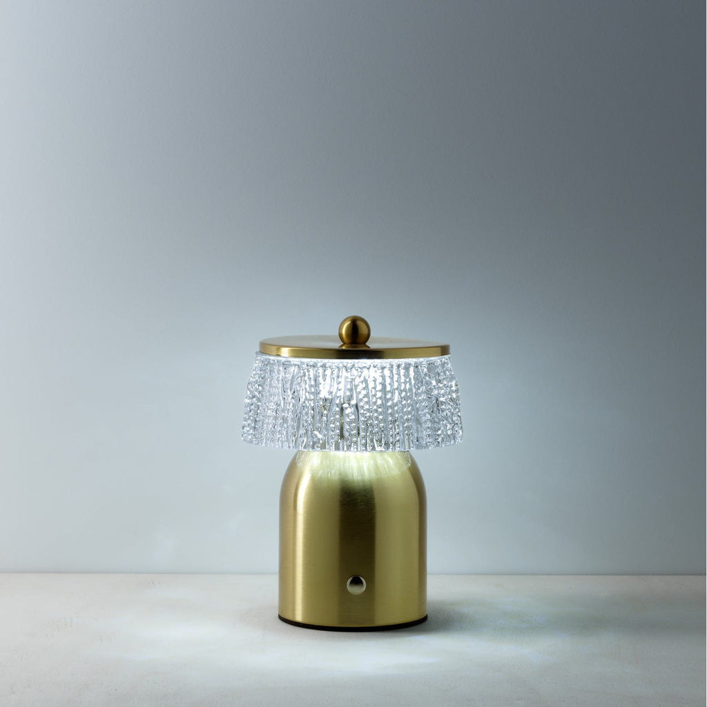 Lampe à poser sans fil Disco Muffin en métal, vue 3