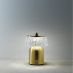 Lampe à poser sans fil Disco Muffin en métal, vue 4
