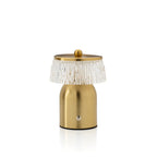Lampe à poser sans fil Disco Muffin en métal