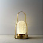 Lampe à poser sans fil Lampuccino en métal en situation