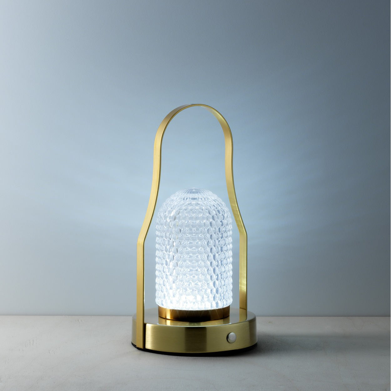 Lampe à poser sans fil Lampuccino en métal, vue 3