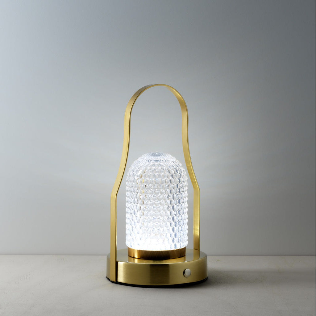 Lampe à poser sans fil Lampuccino en métal, vue 4