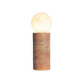 Lampe à poser Tivoli travertin terracotta 30 cm G9