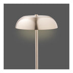 Lampe décorative Fenwick rechargeable acier brossé 30 cm vue de détail