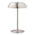 Lampe décorative Fenwick rechargeable acier brossé 30 cm
