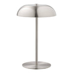 Lampe décorative Fenwick rechargeable acier brossé 30 cm