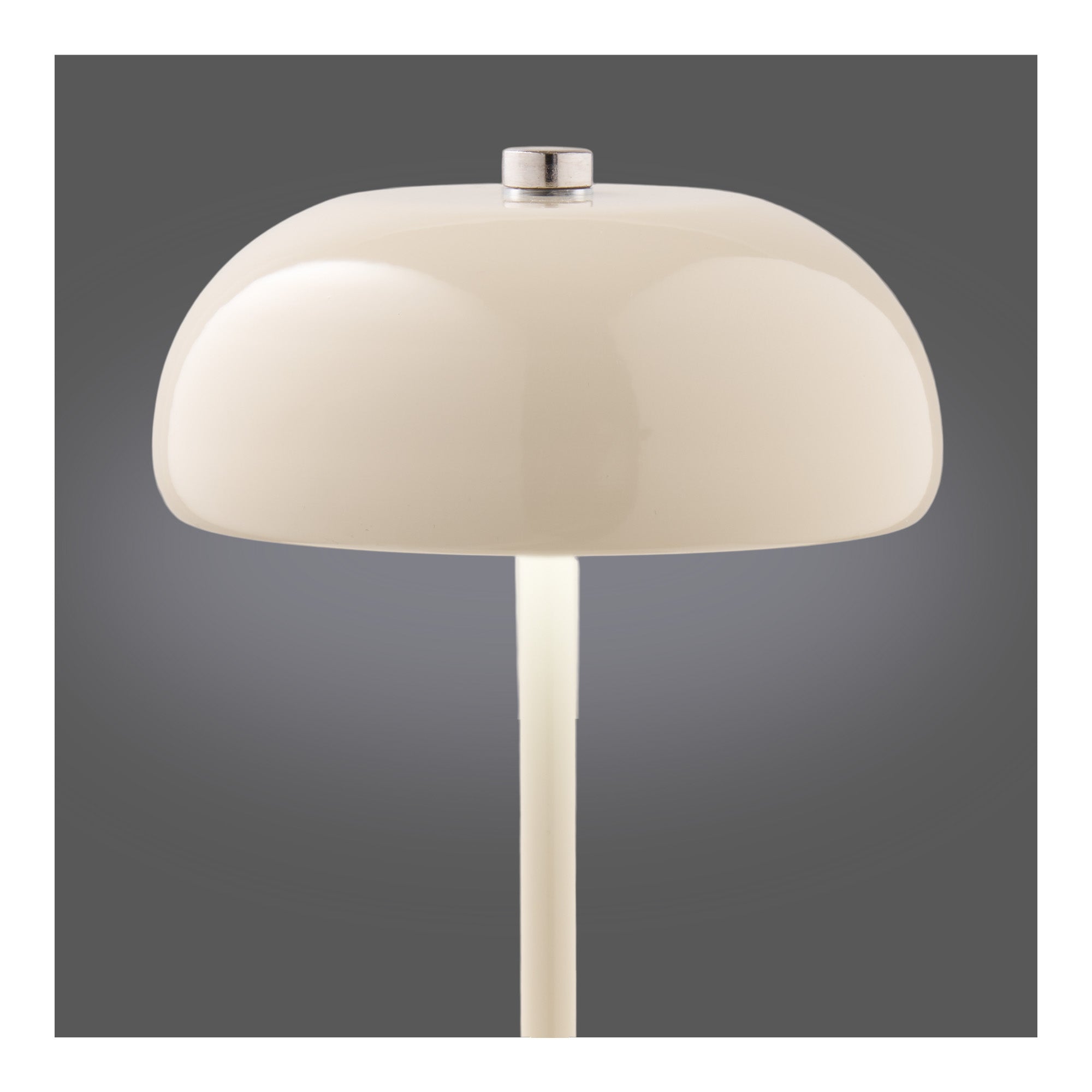 Lampe décorative Margate rechargeable sans fil beige 18 cm vue de détail