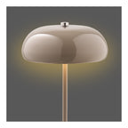 Lampe décorative Margate rechargeable sans fil taupe 23 cm vue de face