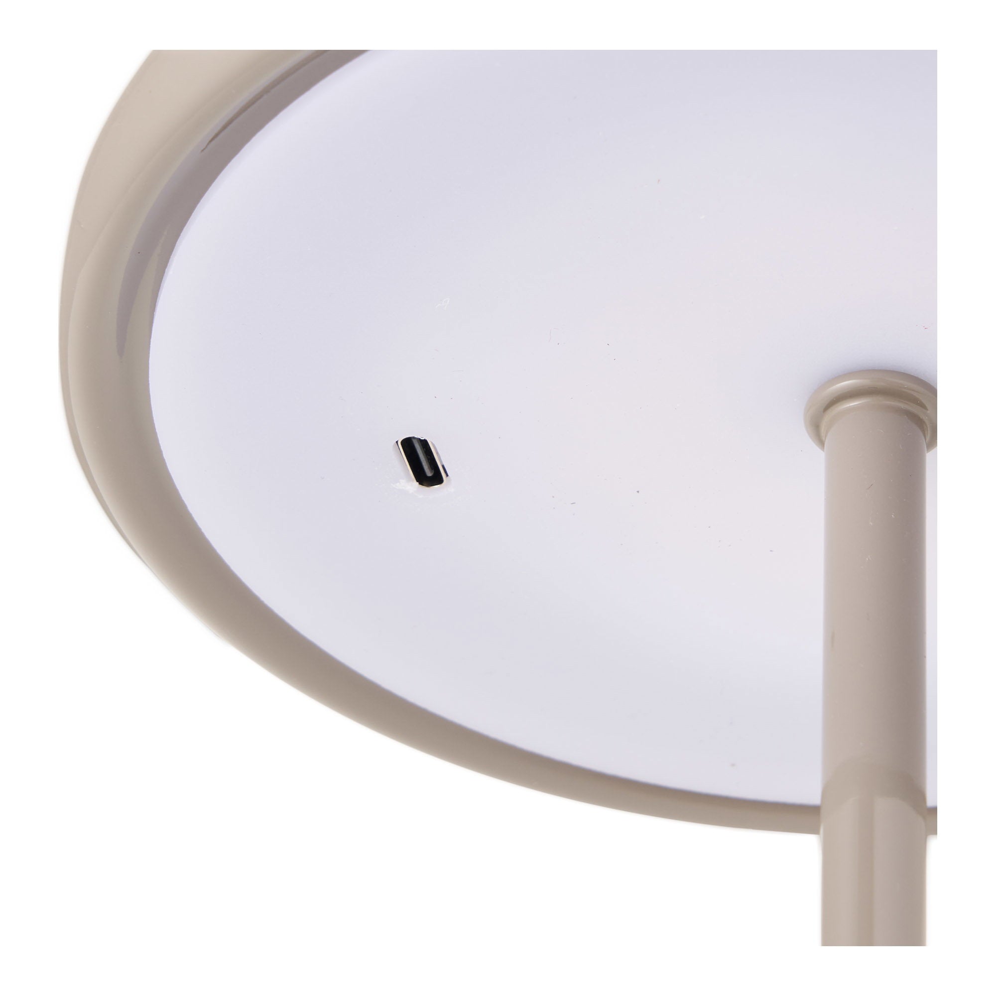 Lampe décorative Margate rechargeable sans fil taupe 23 cm vue de détail