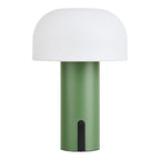 Dos de la lampe Soham avec le bouchon en silicone qui protège le port de recharge USB-C