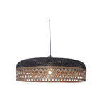 Lot de 2 suspensions Ubud bambou bicolore 60 cm E27