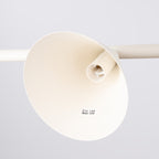 Lustre Nox 4 cônes acier beige E14, vue 7