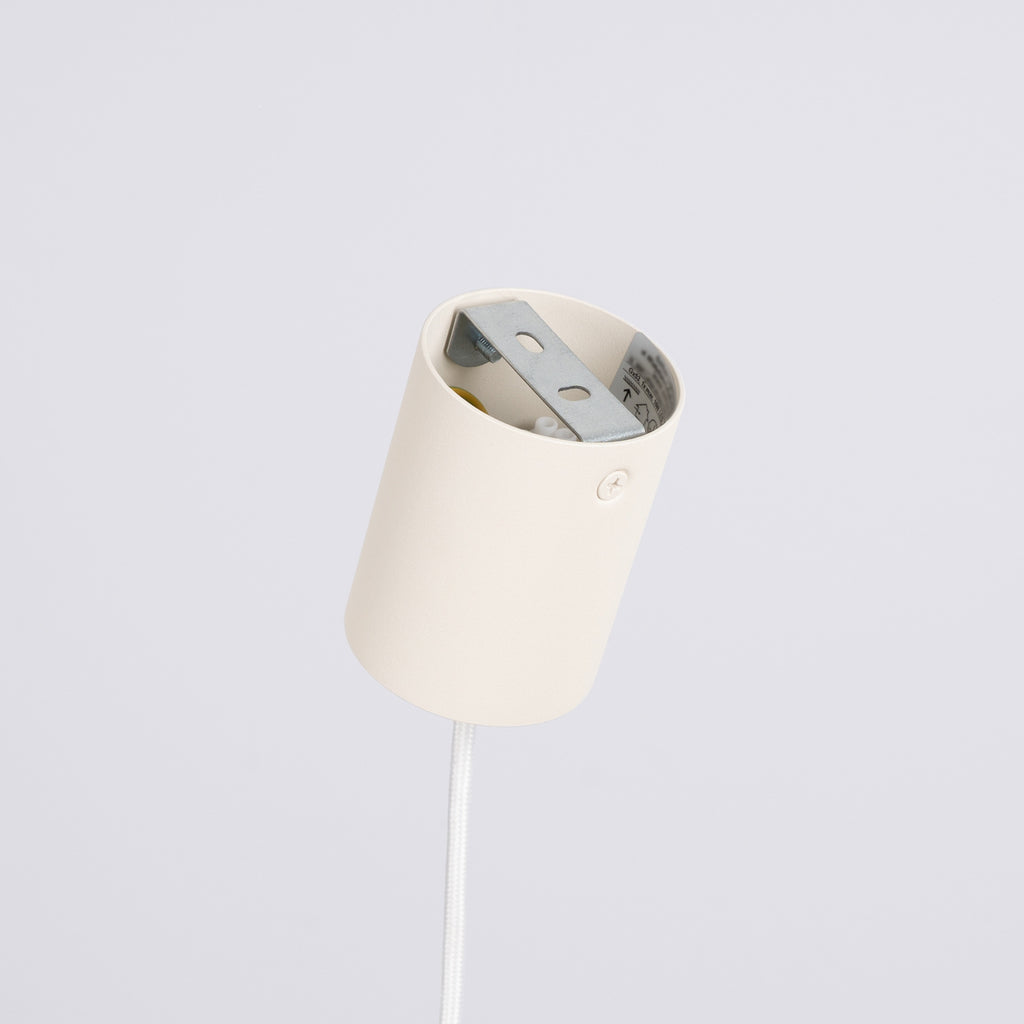 Lustre Nox 4 cônes acier beige E14, vue 8