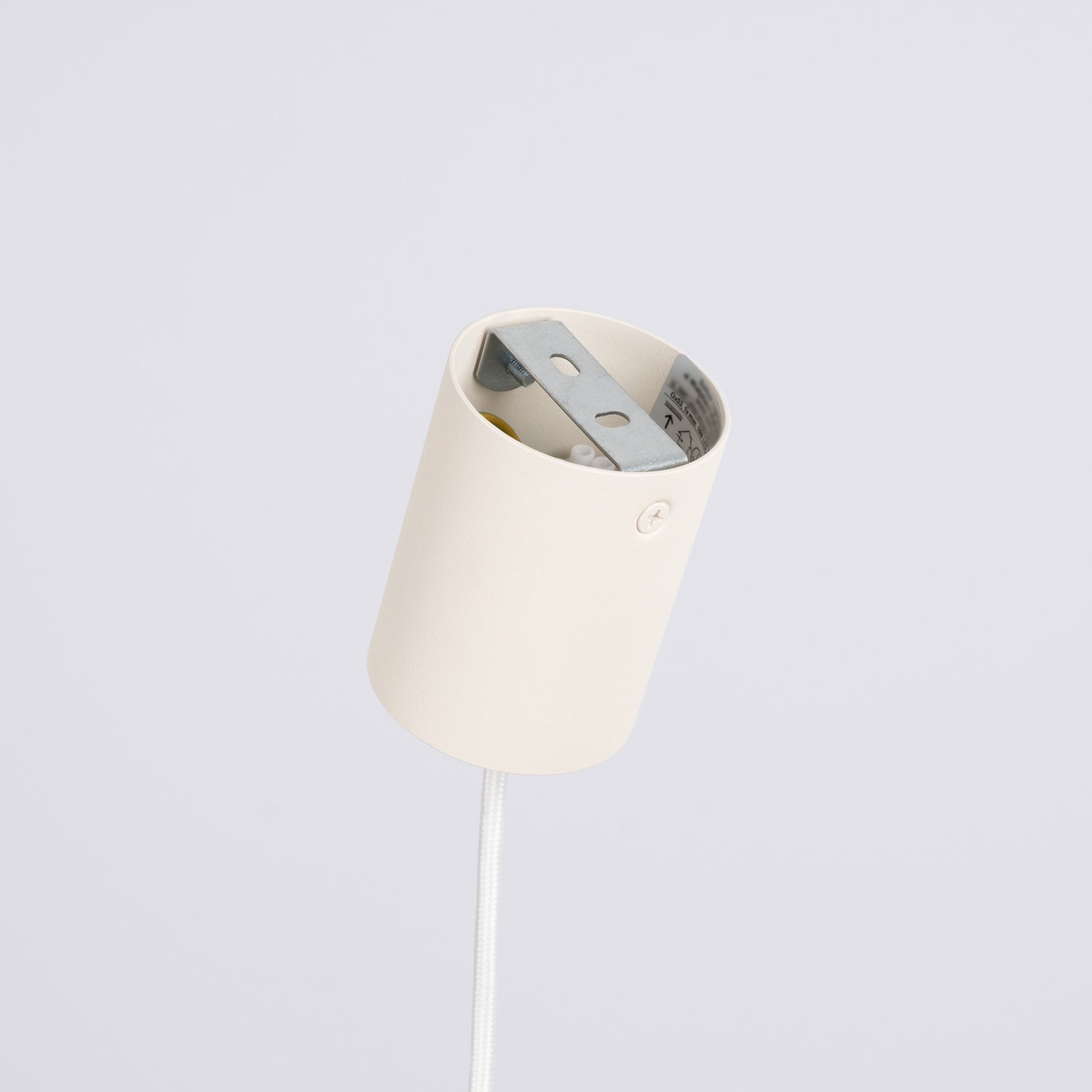 Lustre Nox 4 cônes acier beige E14, vue 8