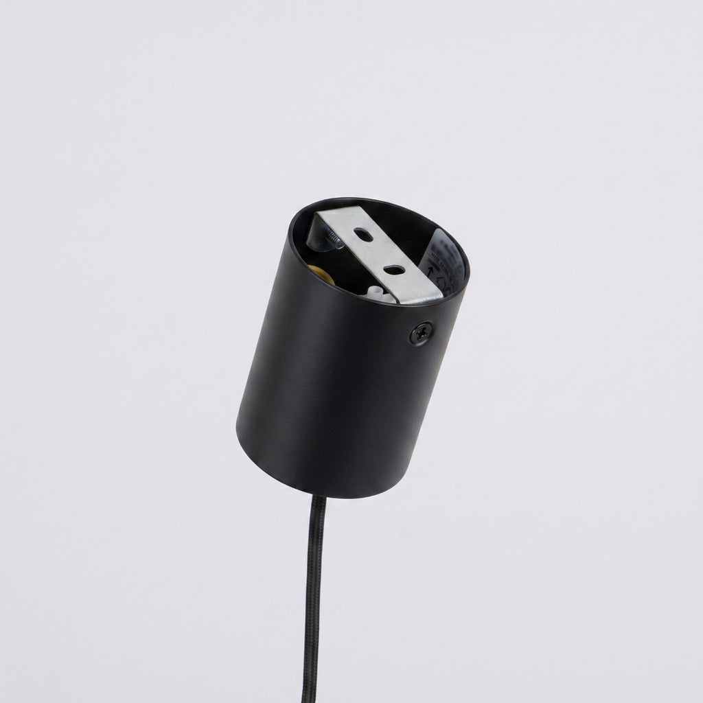 Lustre Nox 4 cônes acier noir E14, vue 8