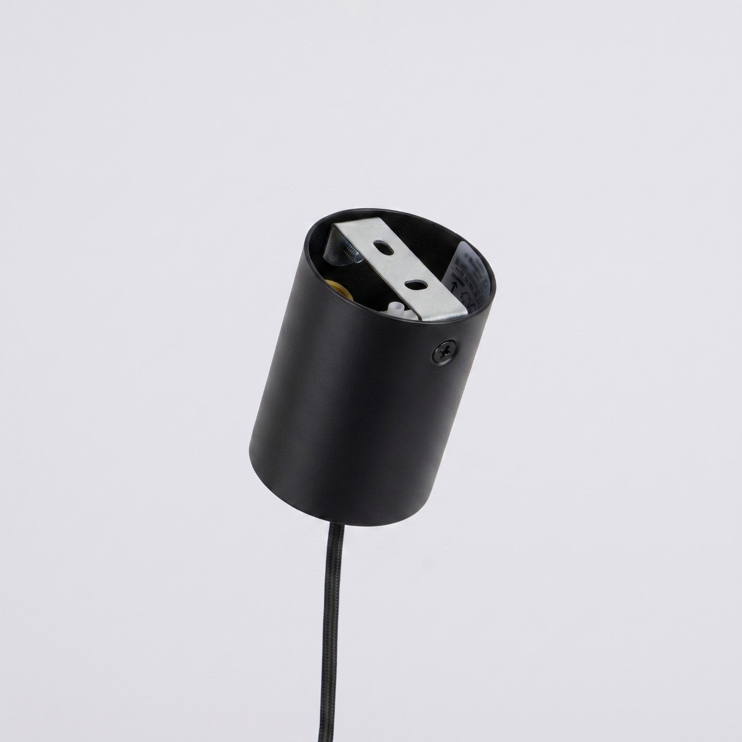 Lustre Nox 4 cônes acier noir E14, vue 8