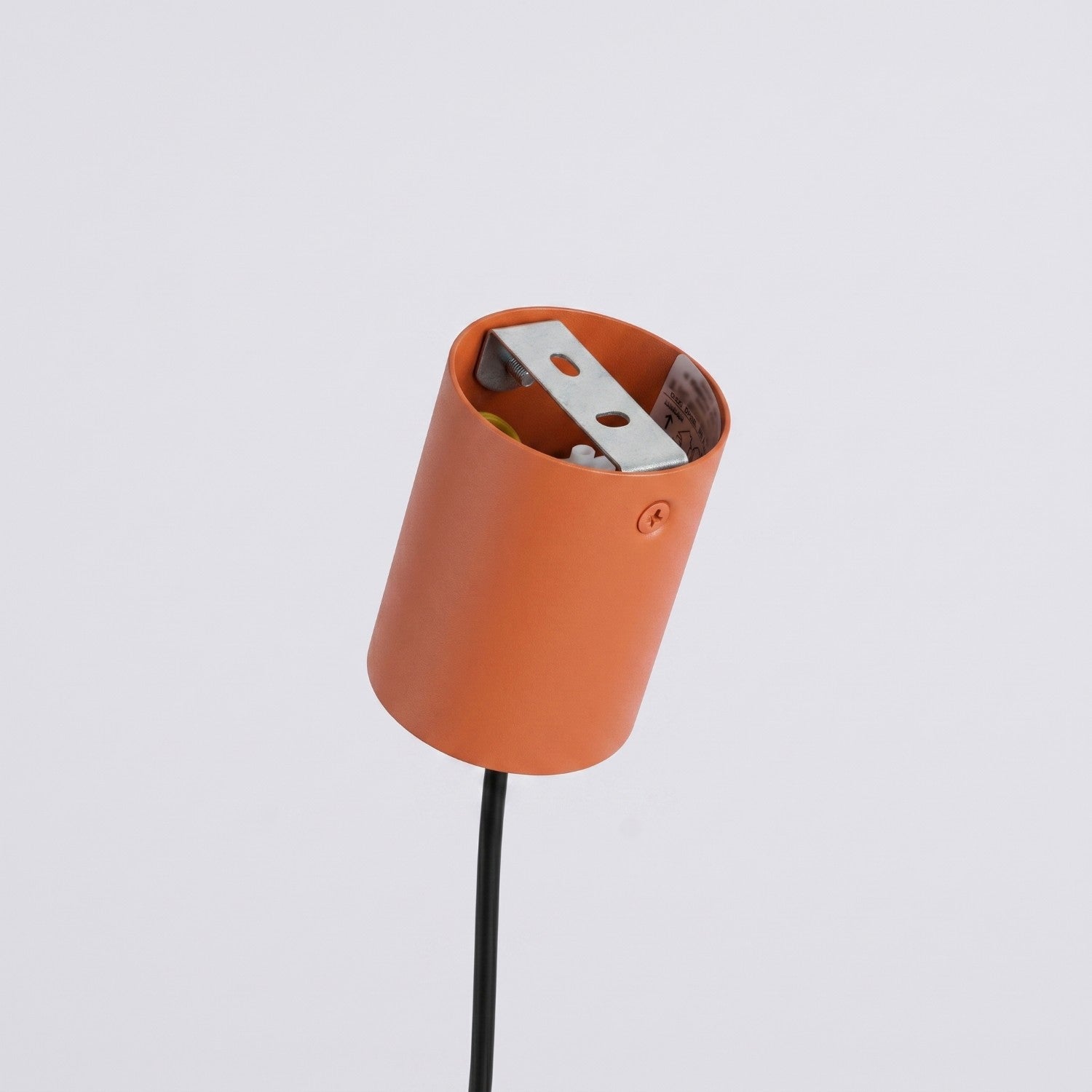 Lustre Nox 4 cônes acier rouge ocre E14, vue 8