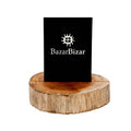 Marque-place en rondin de teck fendu 8 cm
