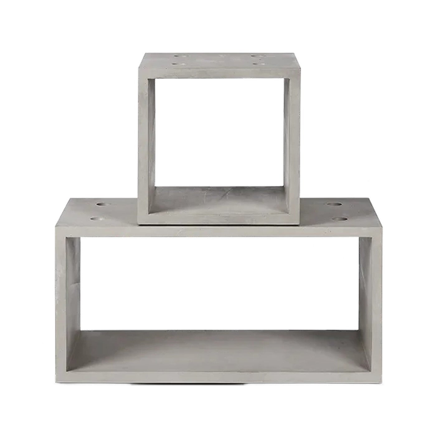 Meuble d'appoint en béton Dice