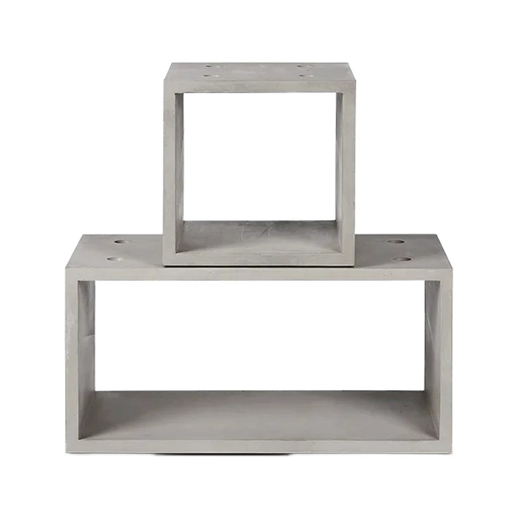 Meuble d'appoint en béton Dice