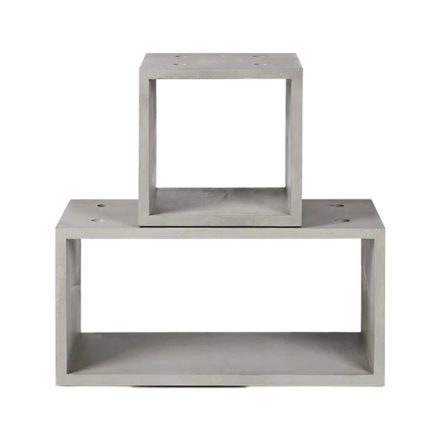 Meuble d'appoint en béton Dice