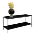 Meuble TV Vita acier noir 2 tablettes 100x45 cm styled vase fleurs séchées