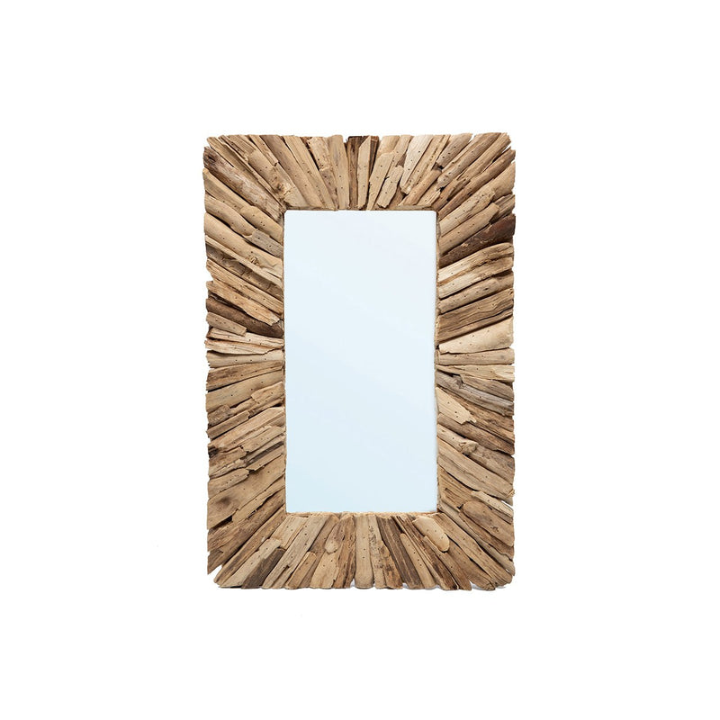 Dimensions Miroir Driftwood en bois flotté