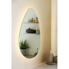 Miroir lumineux Kiama LED organique 58x80 en situation