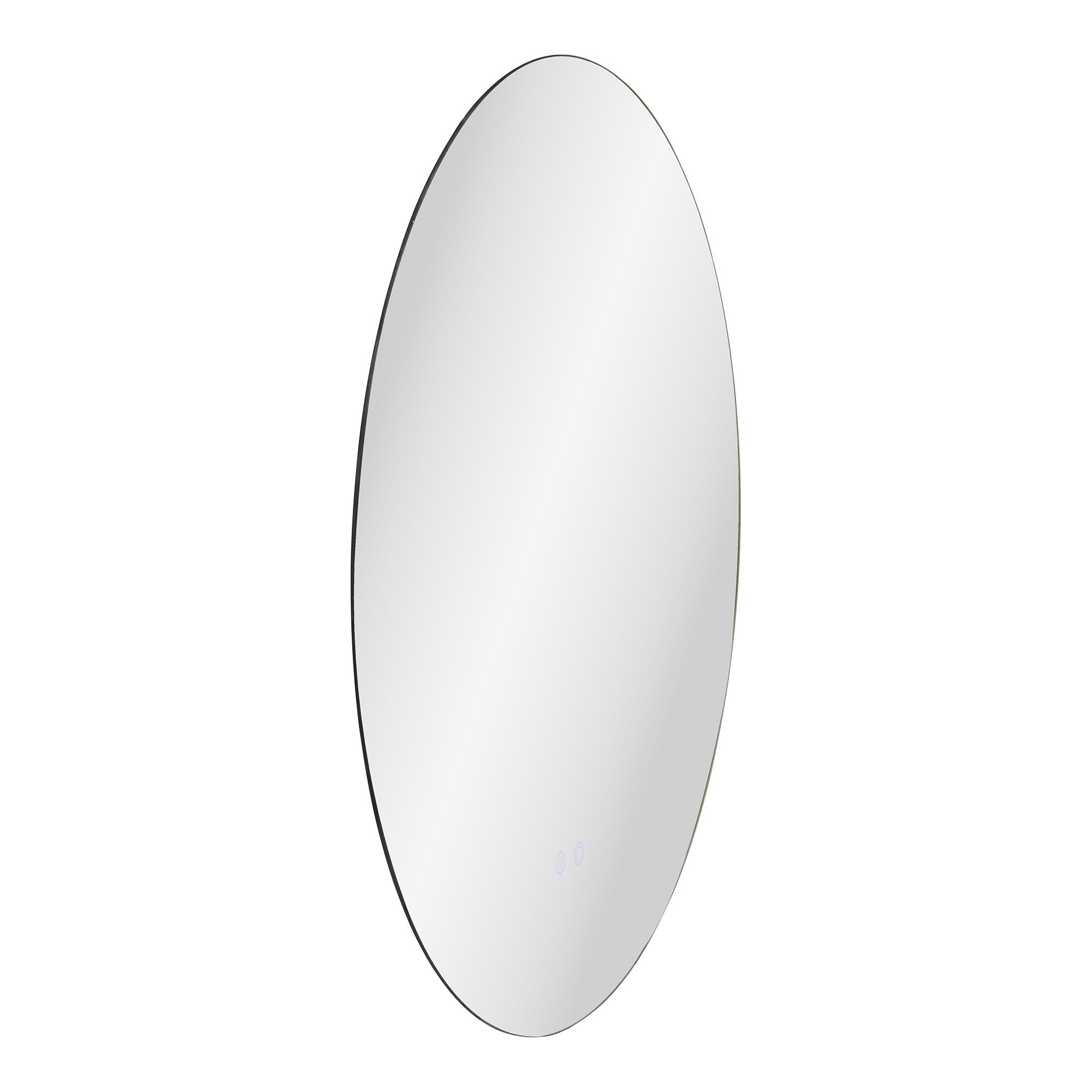 Miroir lumineux Kiama LED rond 80 cm vue de face