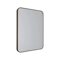Miroir lumineux rectangulaire brun 76 x 91 cm