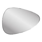 Miroir Devonport en forme de galet posé en largeur avec son biseau sur tout le contour