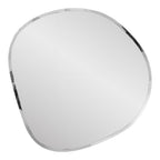 Miroir Devonport sans cadre vu de biais avec son bord biseauté sur tout le contour
