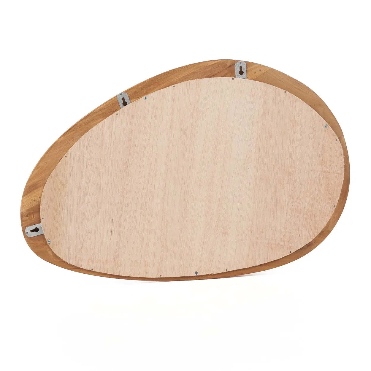 Miroir Organic en teck modèle moyen, vue 4