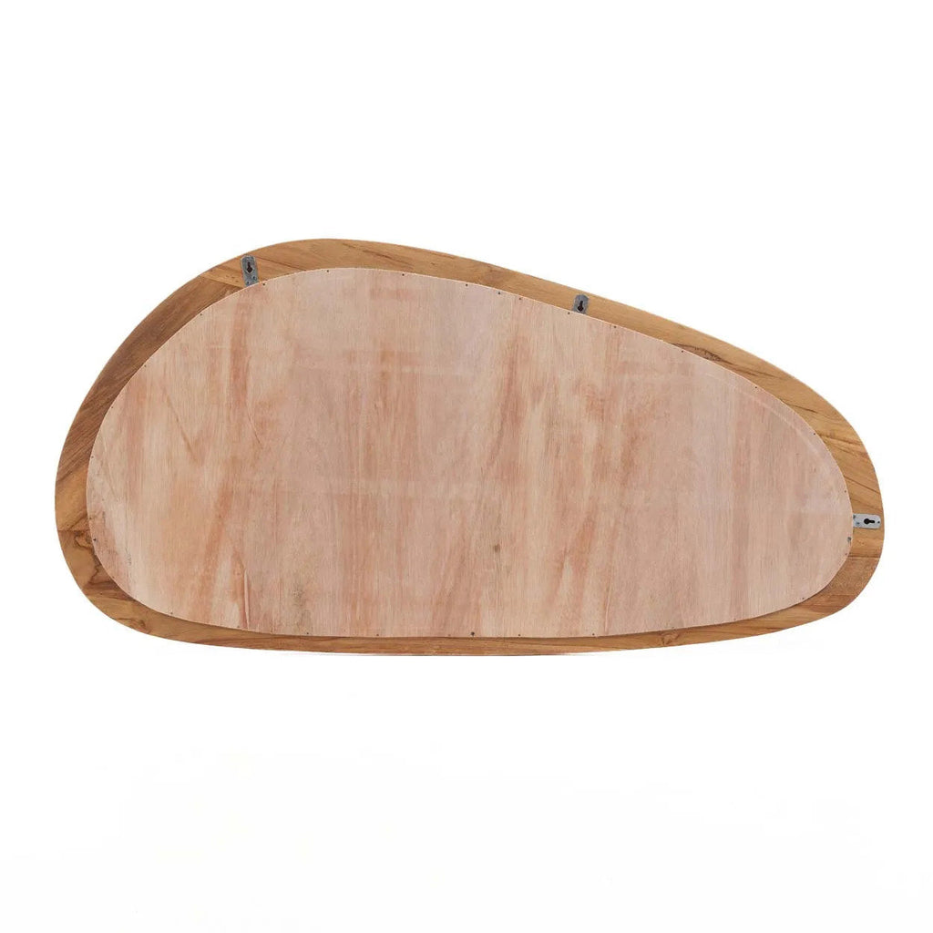 Miroir Organic en teck très grand modèle, vue 3