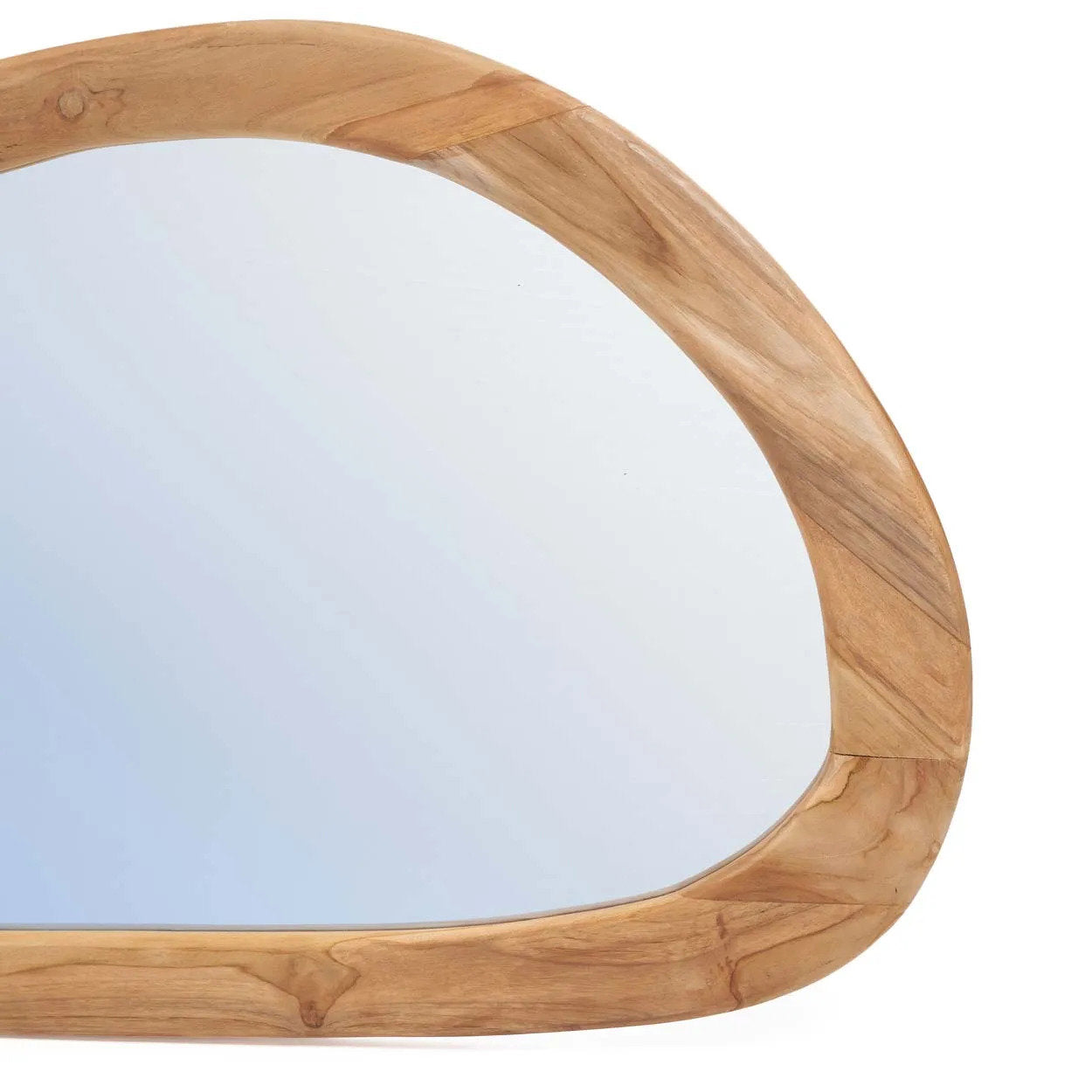 Miroir Organic en teck très grand modèle, vue 4