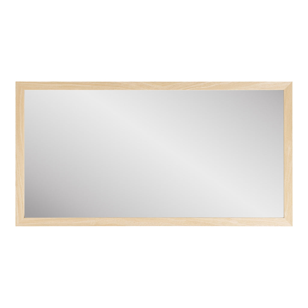 Miroir Scottsdale bois naturel orientation horizontale 45x75 cm