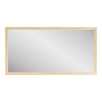 Miroir Scottsdale bois naturel orientation horizontale 45x75 cm