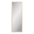Miroir rectangulaire Scottsdale cadre bois naturel 45x110 cm vue de face