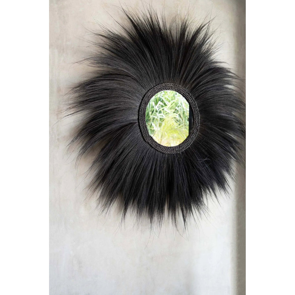 Miroir Simba en herbe rayung noire, vue 3