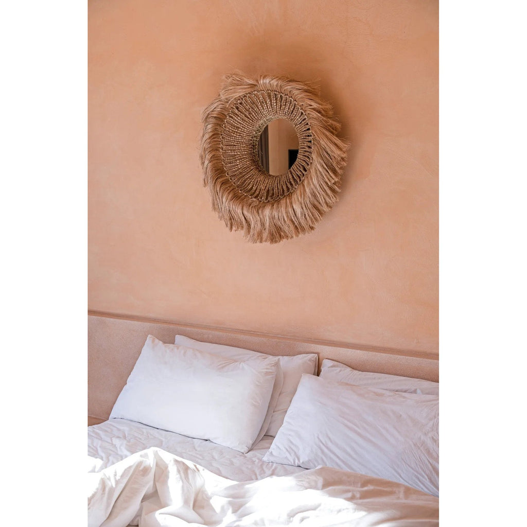 Miroir Solomon coupe en herbe d'abaca, vue 6
