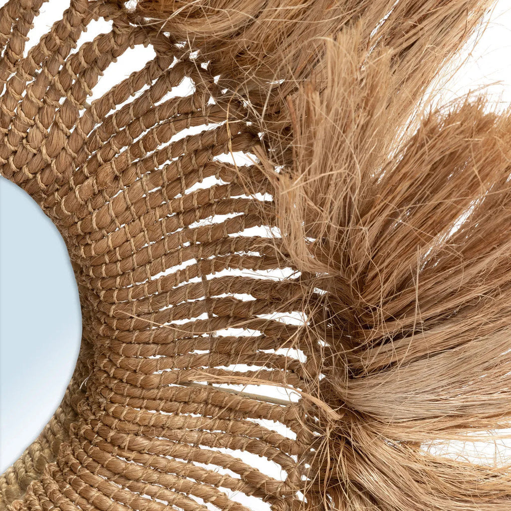 Miroir Solomon coupe en herbe d'abaca, vue 7