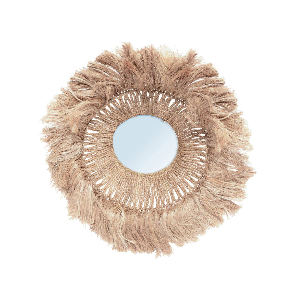 Miroir Solomon coupe en herbe d'abaca