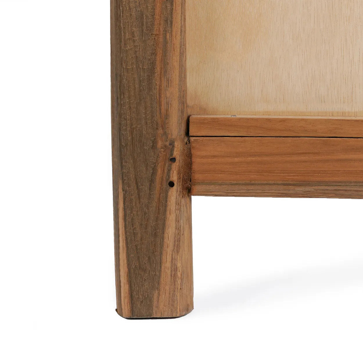 Miroir sur pied Fabulook en teck recyclé, vue 8