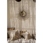 Miroir Tropical rond en rotin naturel, vue 3
