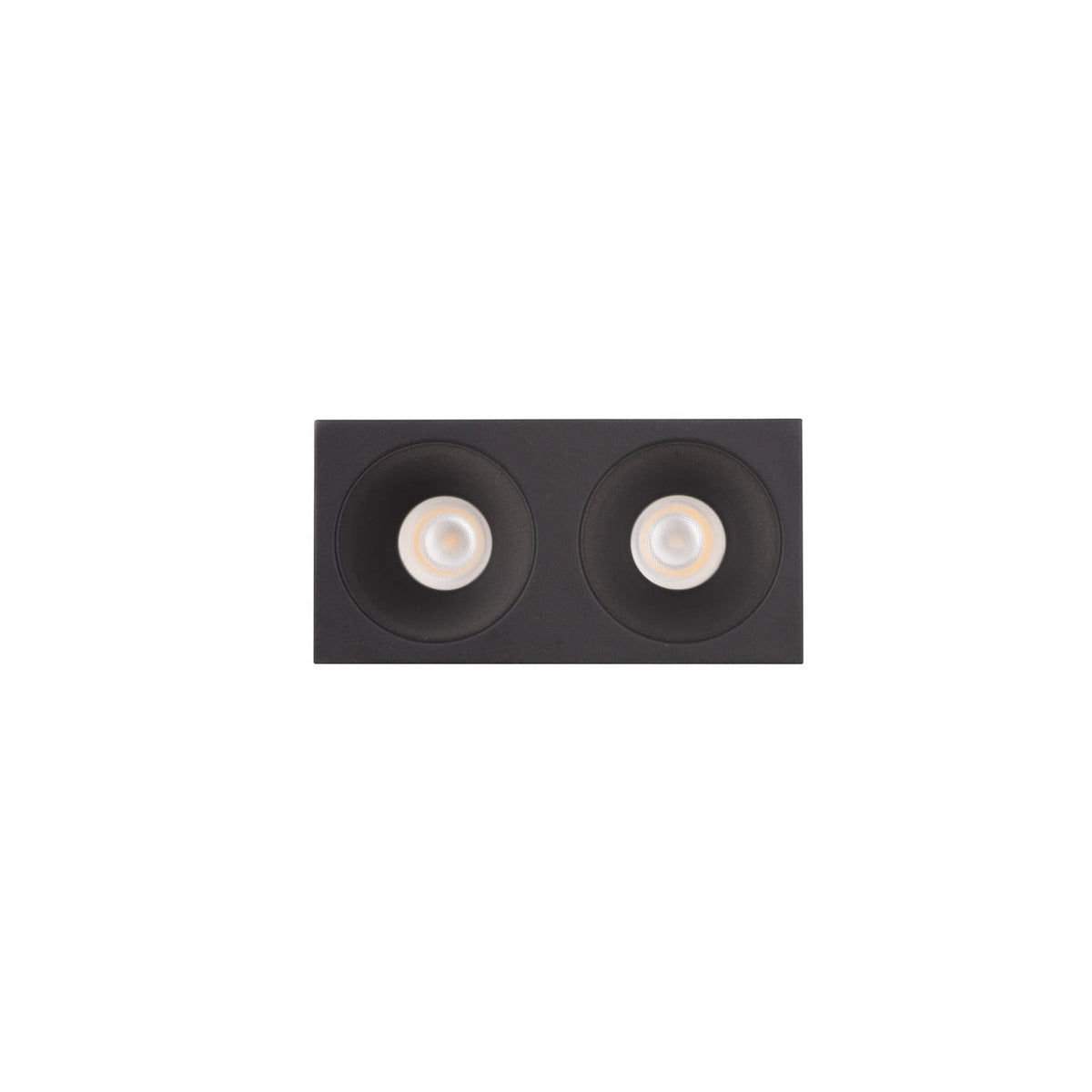 Module LED Modular vu de face deux cellules creuses aux diodes en retrait