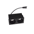 Module LED Modular deux cellules noires et son câble à connecteur enfichable