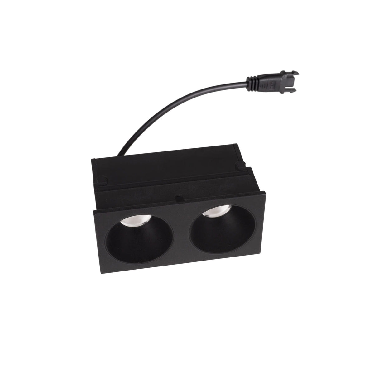 Module LED Modular deux cellules noires et son câble à connecteur enfichable